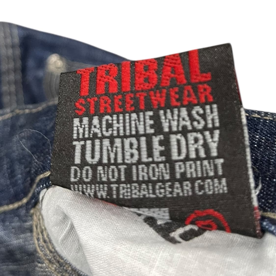 Tribal 올드스쿨 자수 데님팬츠 상품이미지7