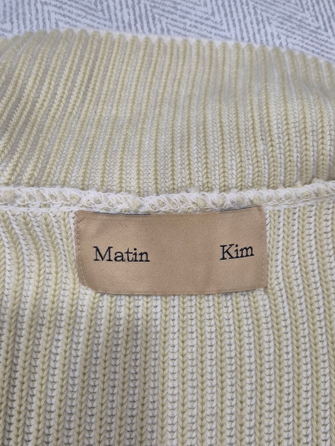 마뗑킴 하이넥 니트 집업 가디건 집업 투웨이 여성 프리사이즈 상품이미지6