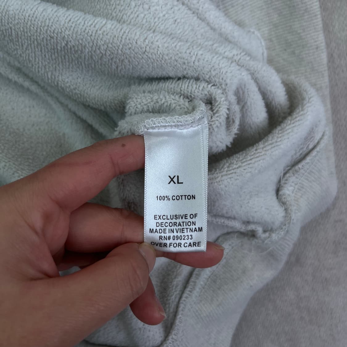 105 피오갓 7주년 ABC 크림 후드티 상품이미지10