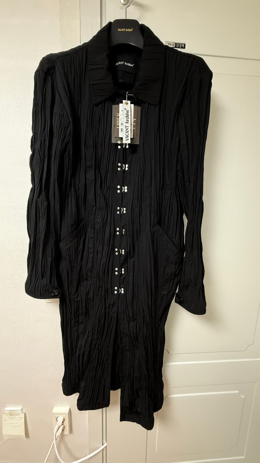 베이컨트 아카이브 HADID WRINKLE HOOK COAT(BLACK) 상품이미지6