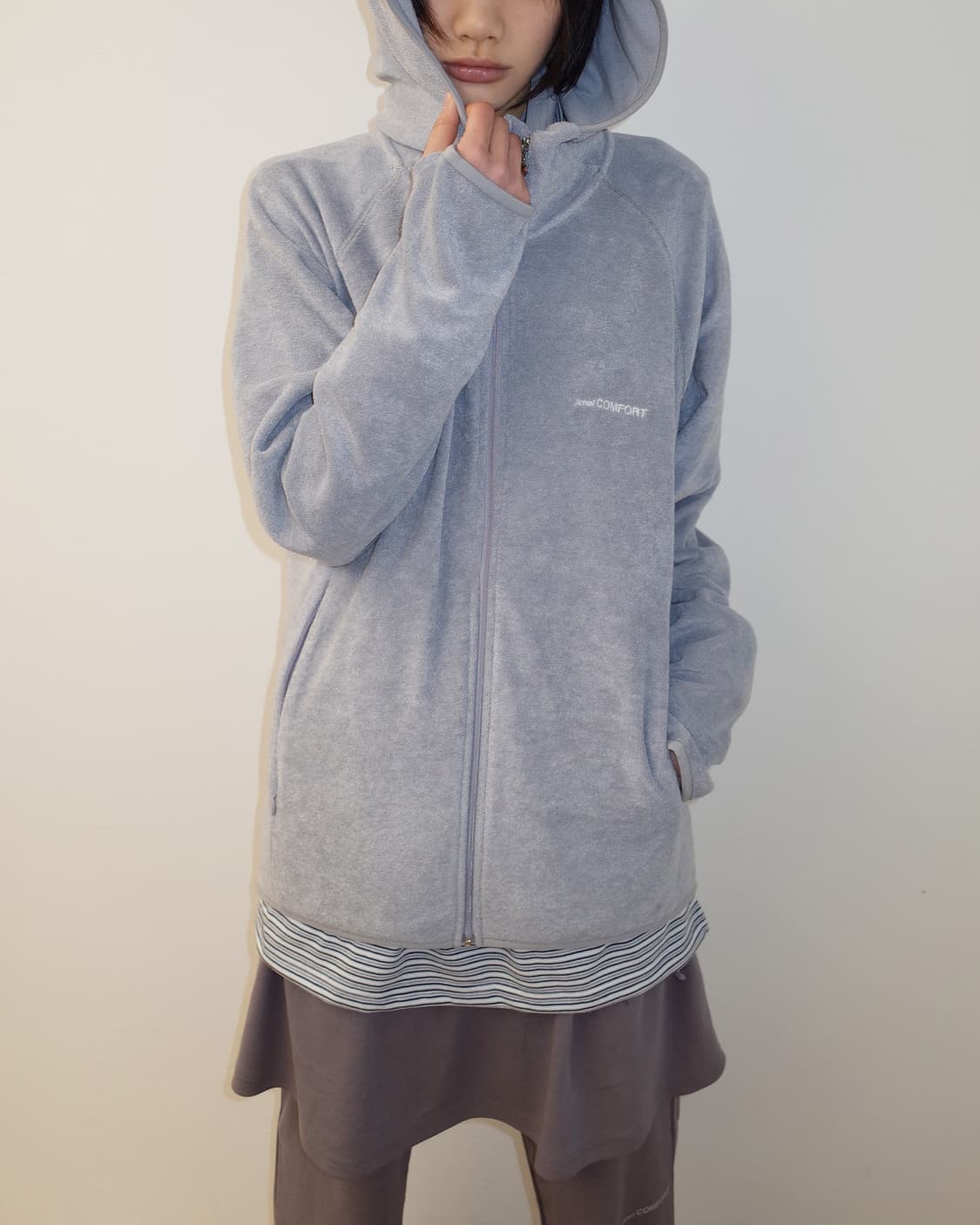 Jichoi comfort 26-001 zip hoodie 상품이미지2