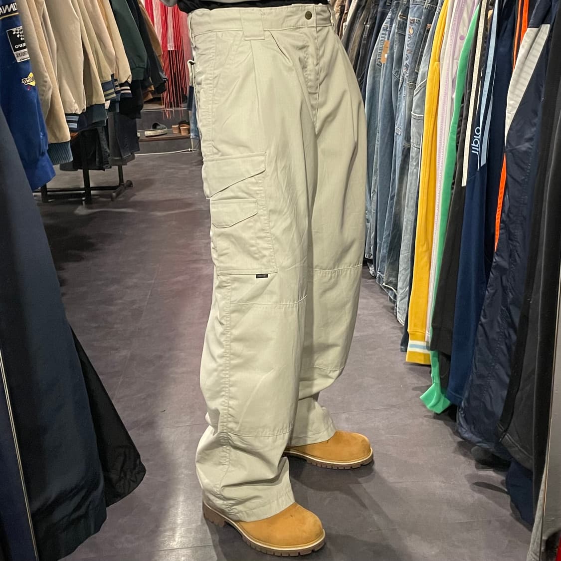 [IM] TRU-SPEC 힙합 아이보리 카고팬츠 상품이미지3