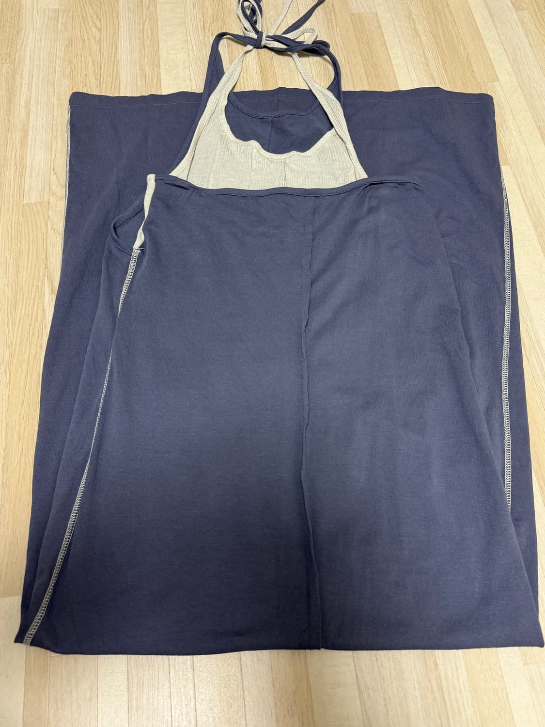베르소 double layer halter neck dress 상품이미지5