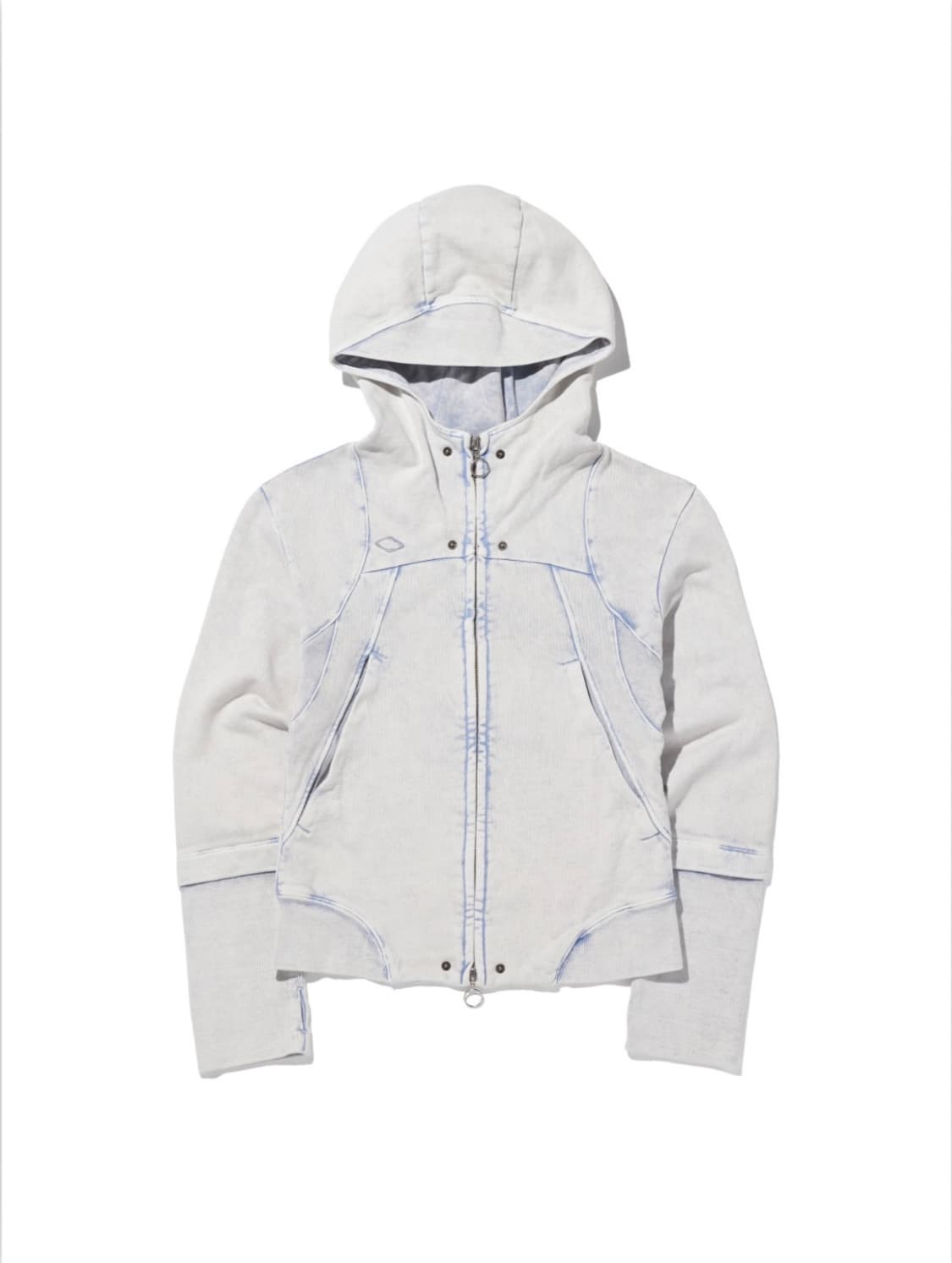 RHOMBUS PUNCHING HOODIE ZIP-UP 상품이미지1