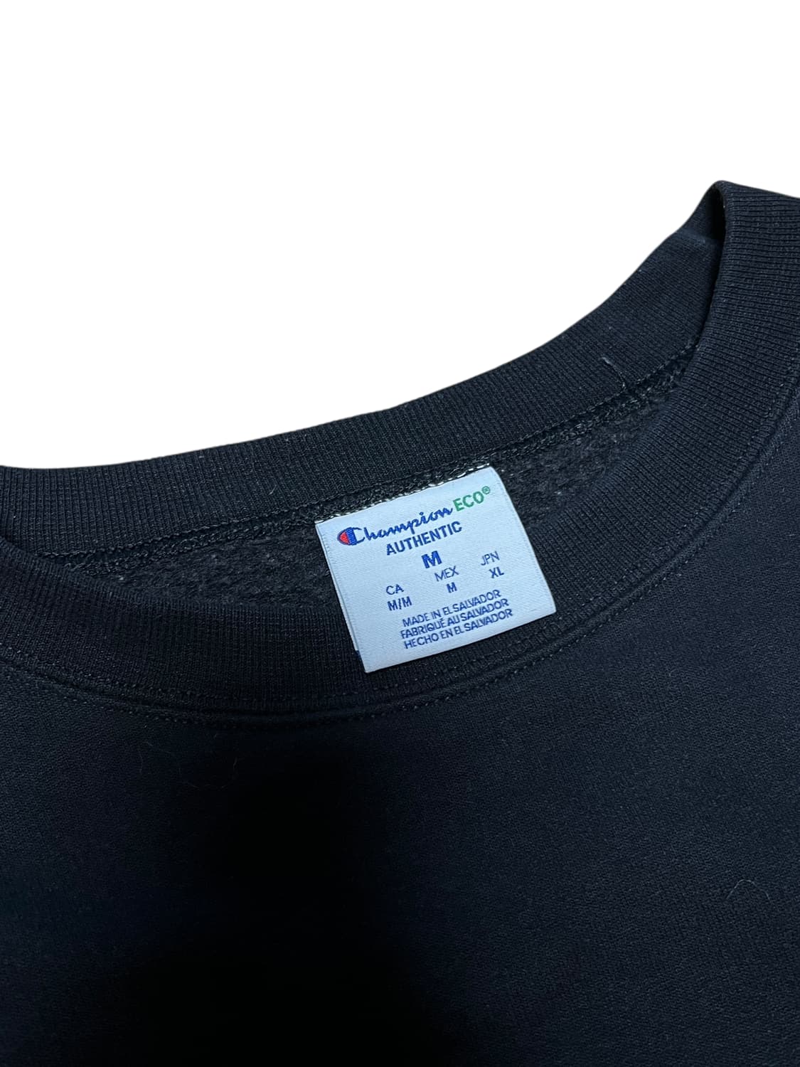 챔피온 기모 맨투맨 L 블랙 상품이미지3