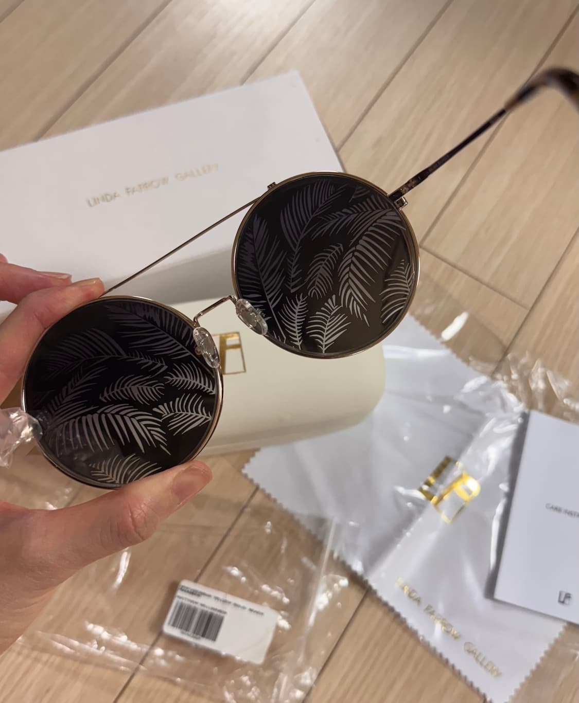 새상품 린다페로우 스페셜에디션 클립온 선글라스 made in Japan 상품이미지4