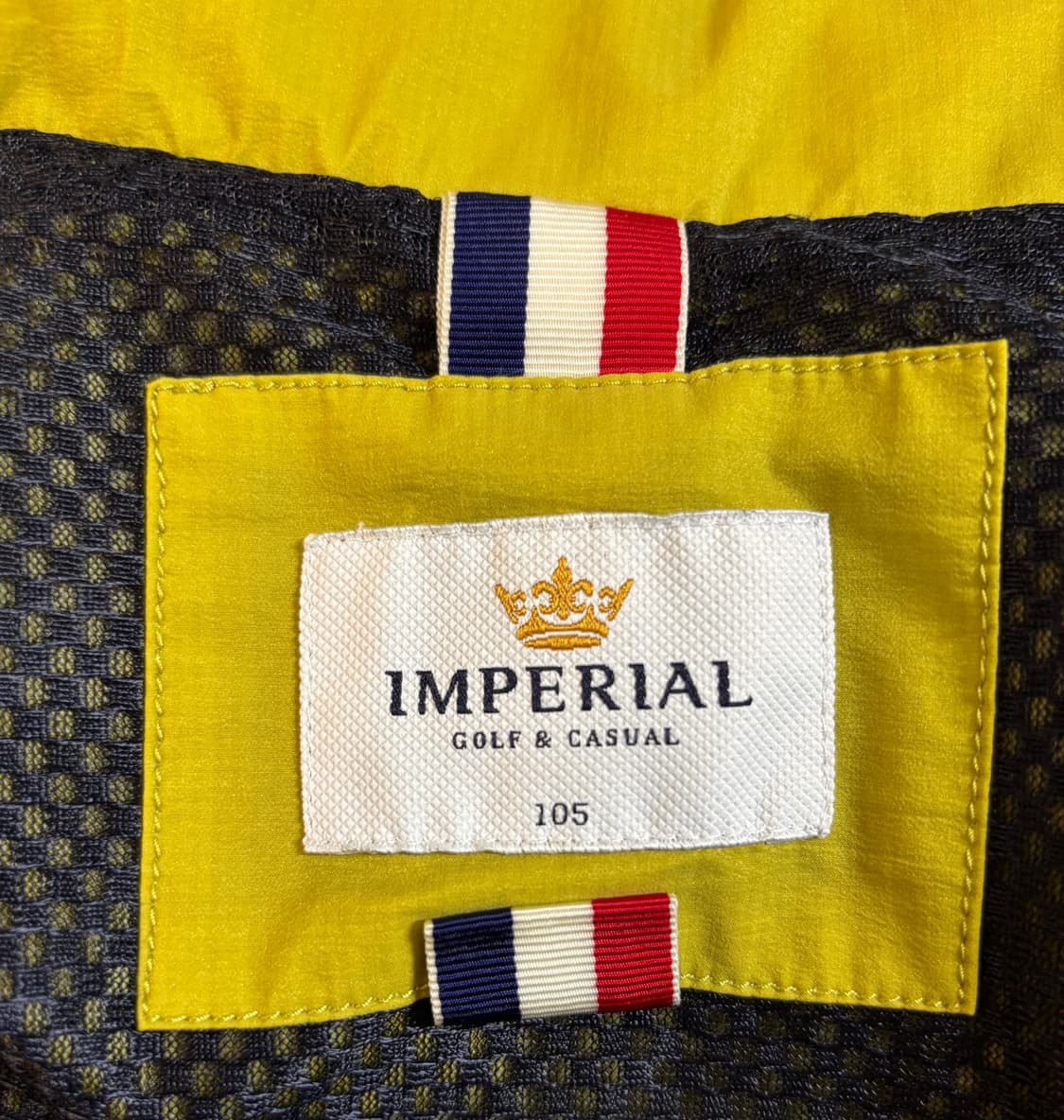 임페리얼 골프 바람막이 자켓 머스타드 105 상품이미지6