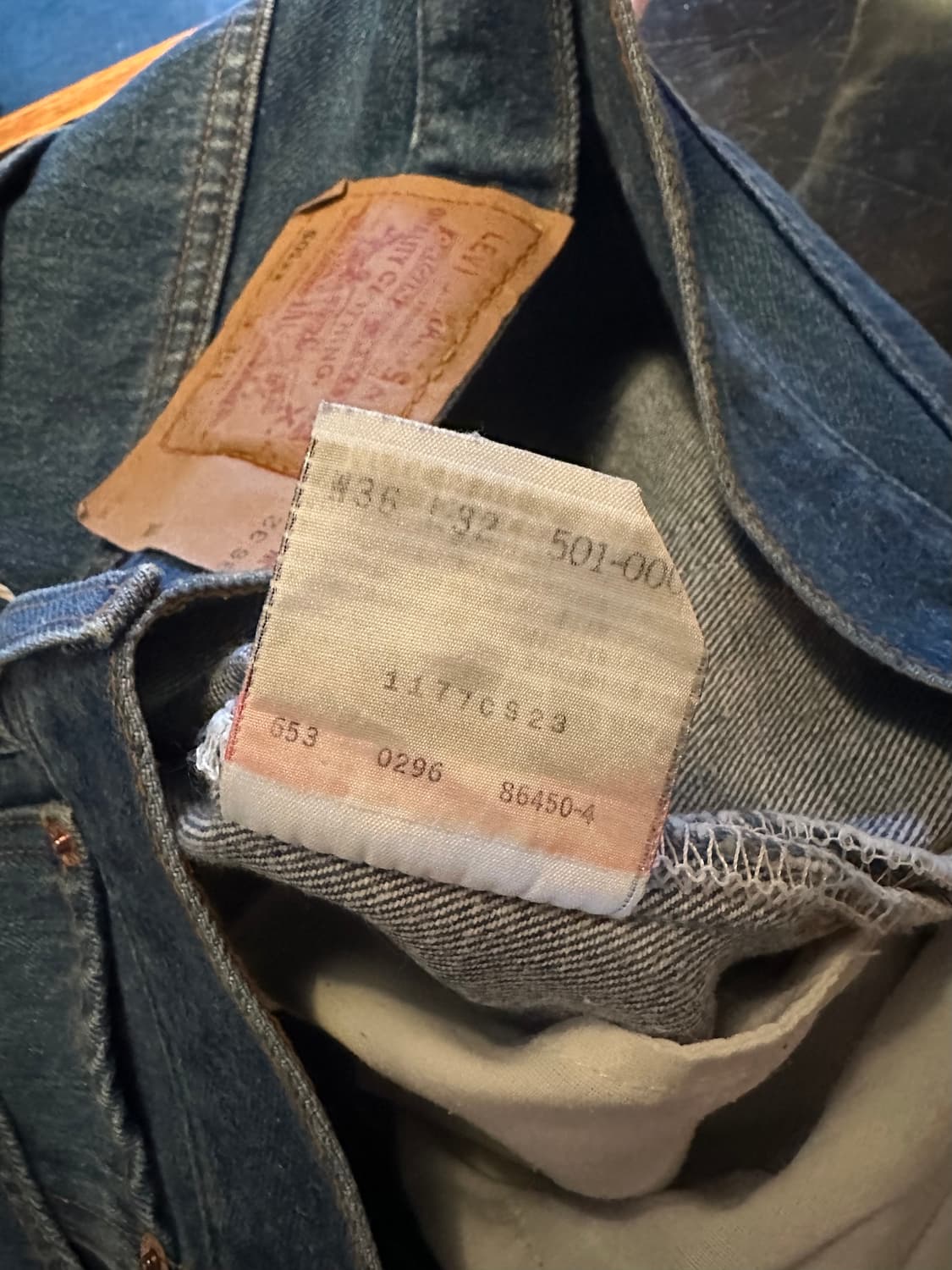 90s USA 빈티지 리바이스 501xx 데님 팬츠 상품이미지8