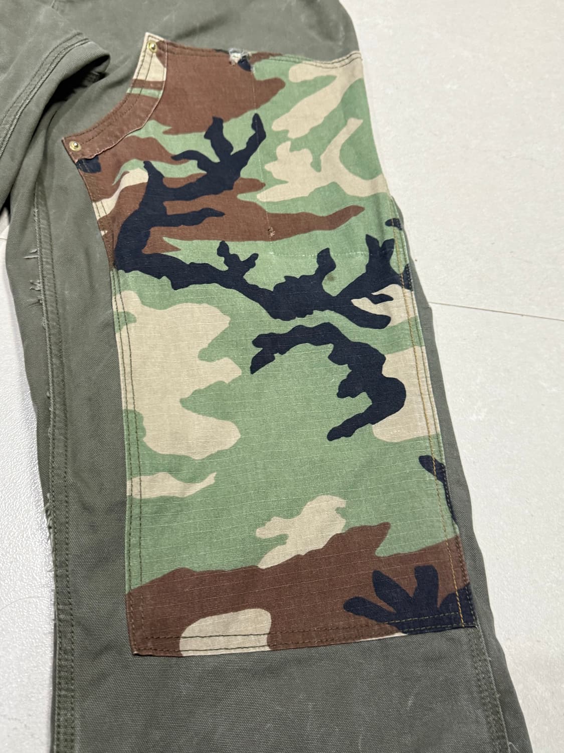 빈티지 칼하트 36x34 더블니 워시드 페인터 팬츠 바지 상품이미지6