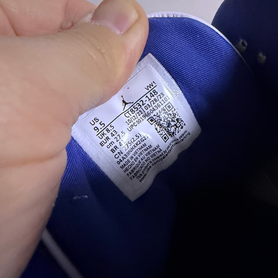 나이키 조던 3 레트로 트루 블루 CT8532-148 (275) 상품이미지10