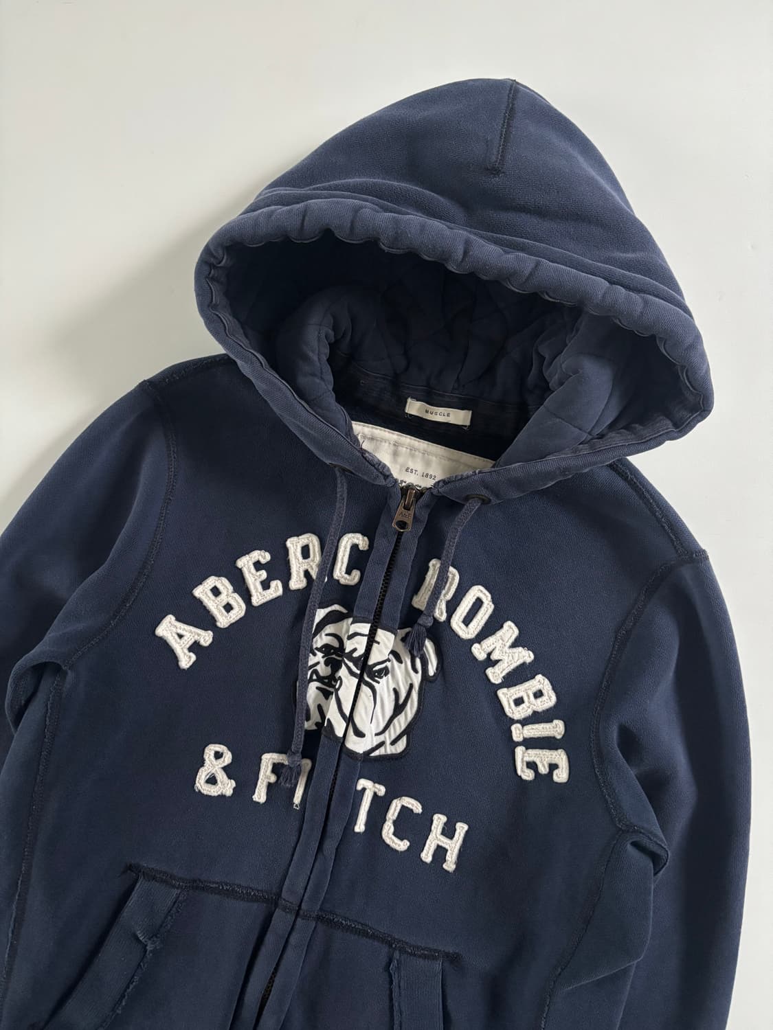 Abercrombie 아베크롬비 네이비컬러 후드집업 상품이미지1