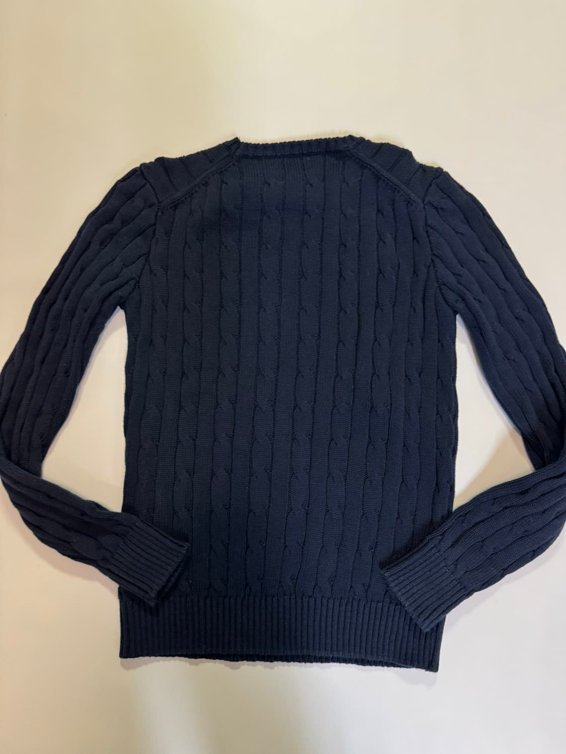 폴로랄프로렌 네이비 꽈배기 니트(S사이즈) 상품이미지6