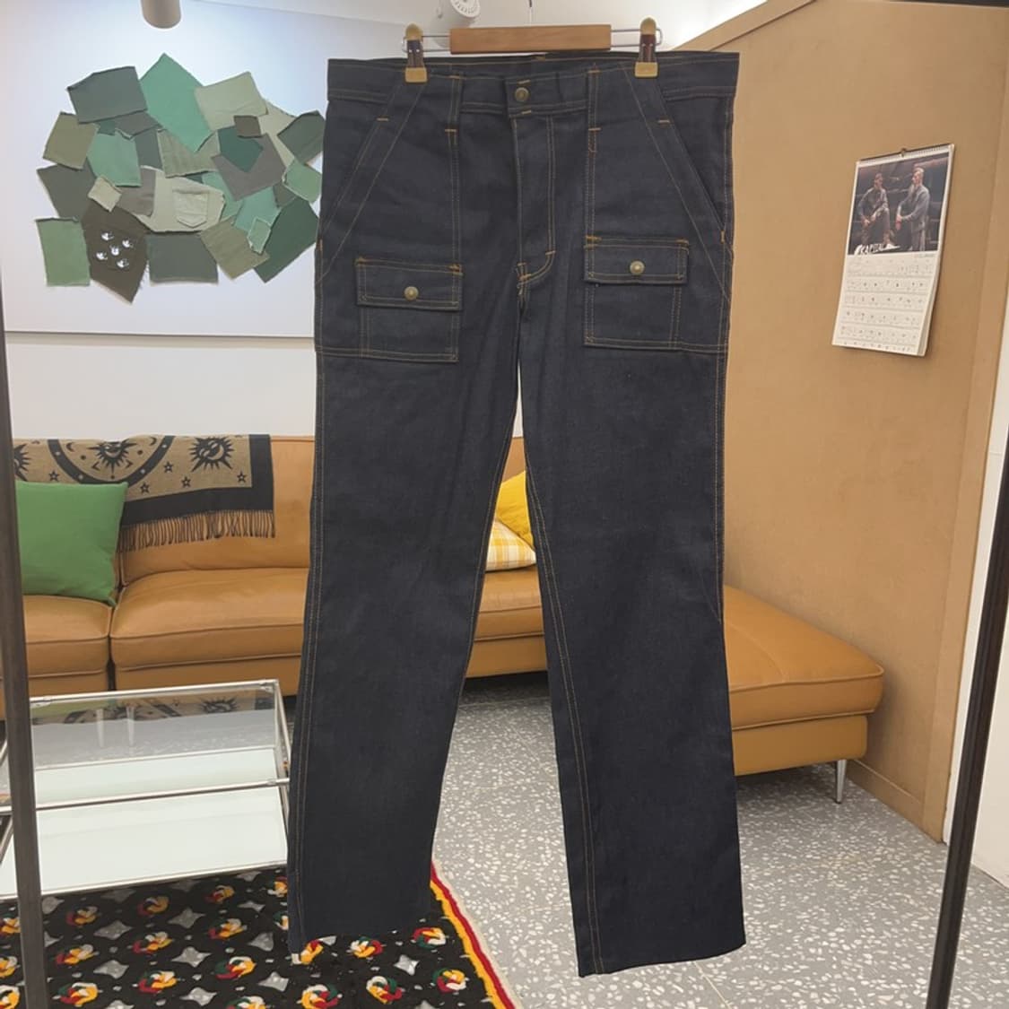 궁호 USA 멀티포켓 워크 데님팬츠 청바지 32인치 C08466 상품이미지3