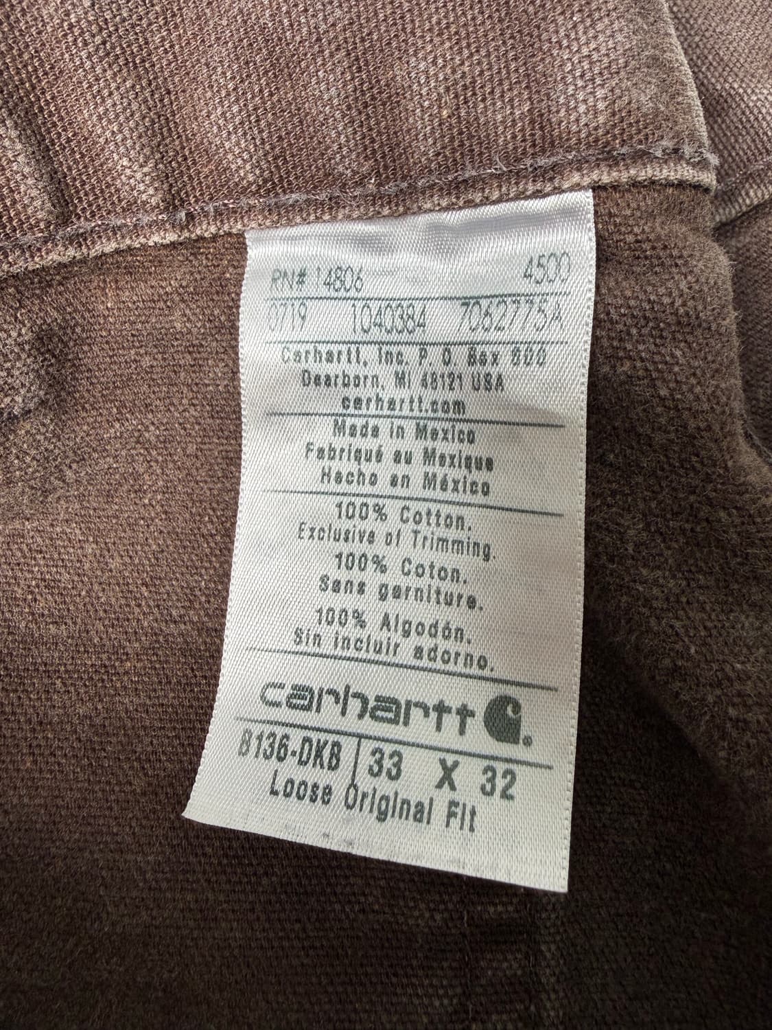 10s Carhartt Double Knee Work Pants 상품이미지3