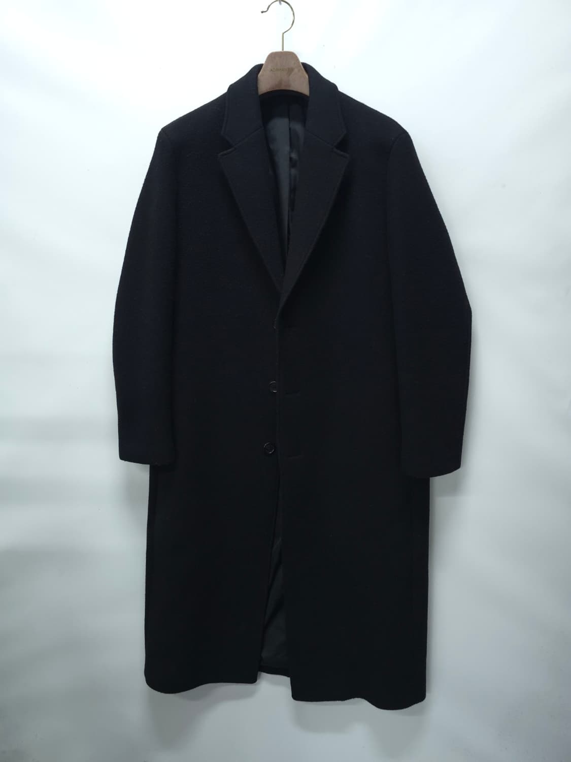 비바스튜디오 캐시미어 블렌디드 블랙 코트 상품이미지1