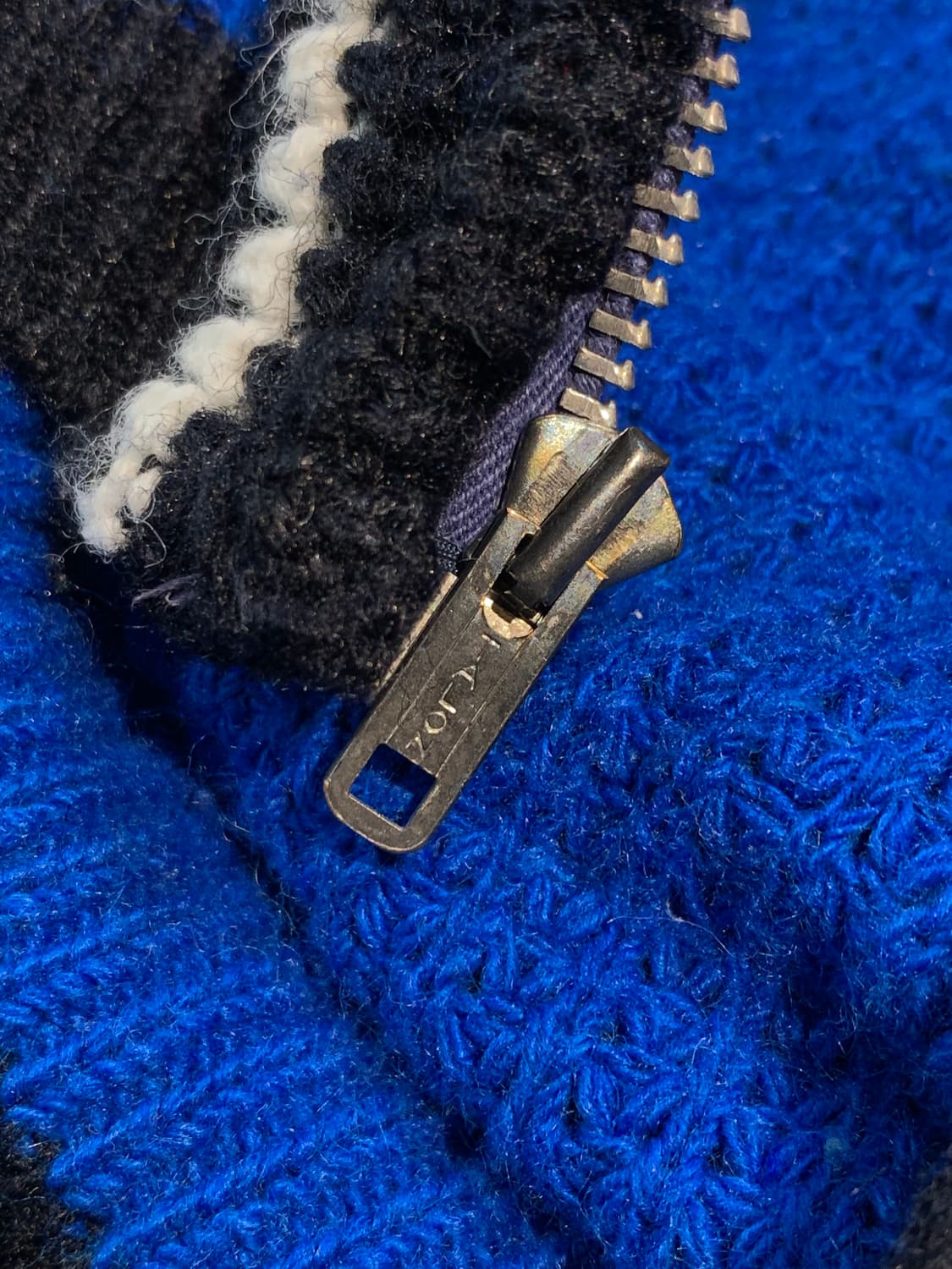 70s 아크릴 집업 카디건 상품이미지7