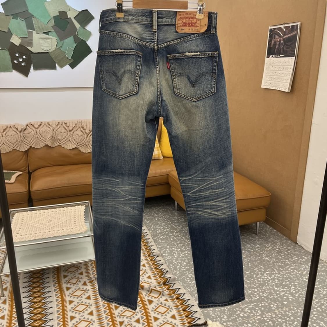 리바이스 501 아메카지 빈티지 워싱 데님팬츠 30인치 C10608 상품이미지4