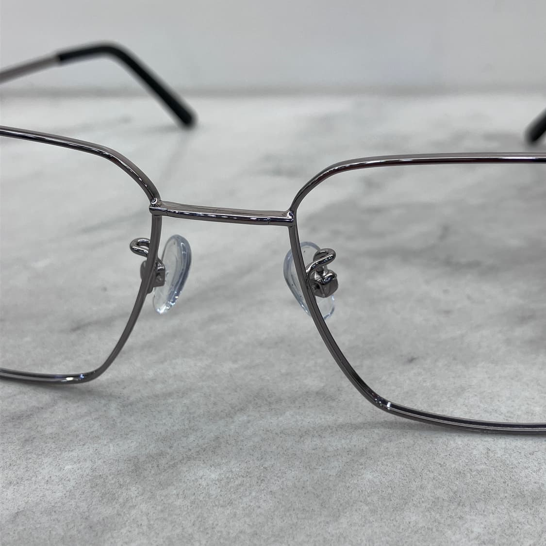 C51 PBL 실버 스퀘어 메탈테 안경 상품이미지5