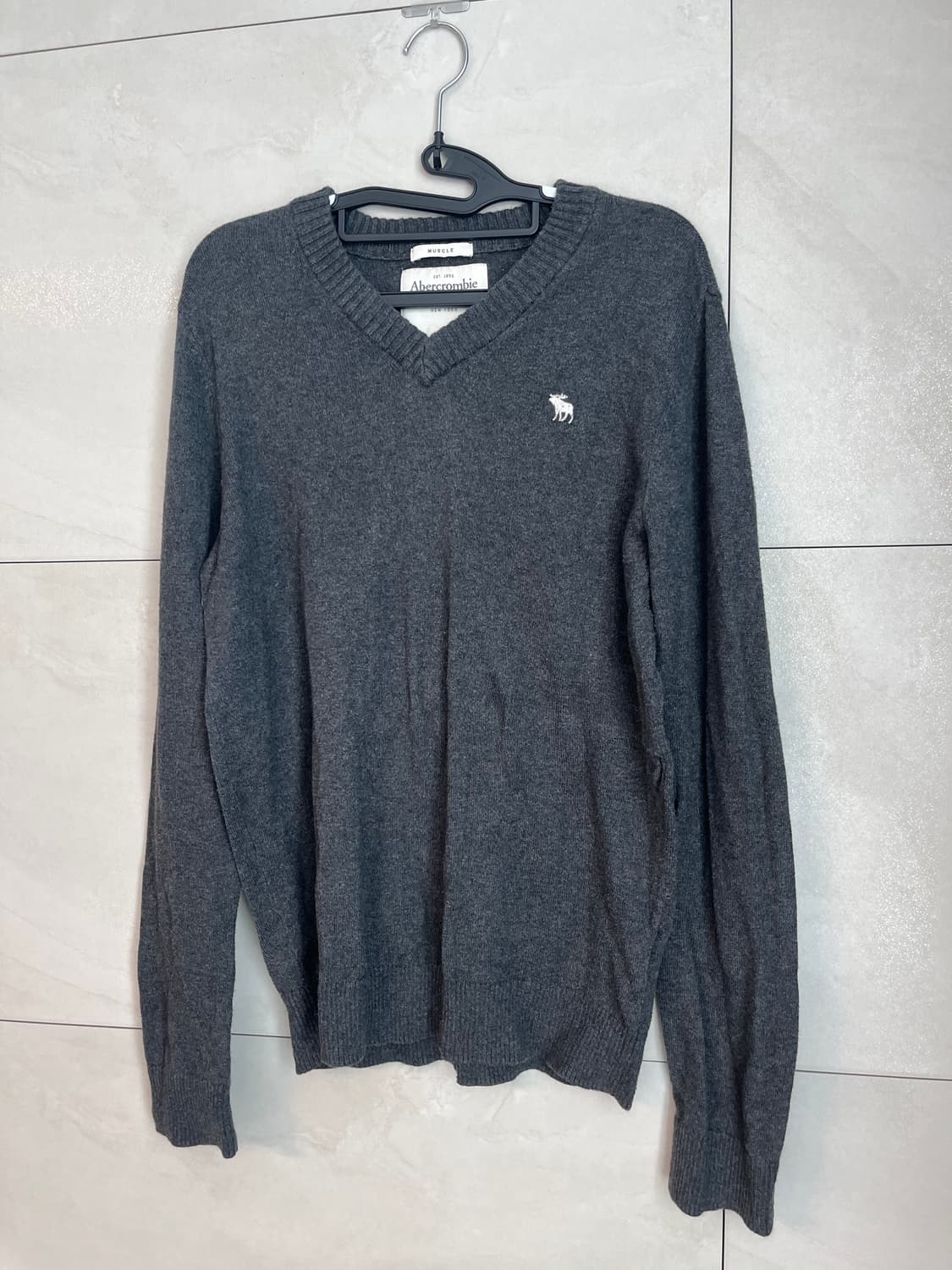 아베크롬비 화이트 순록 니트 [S] 상품이미지3