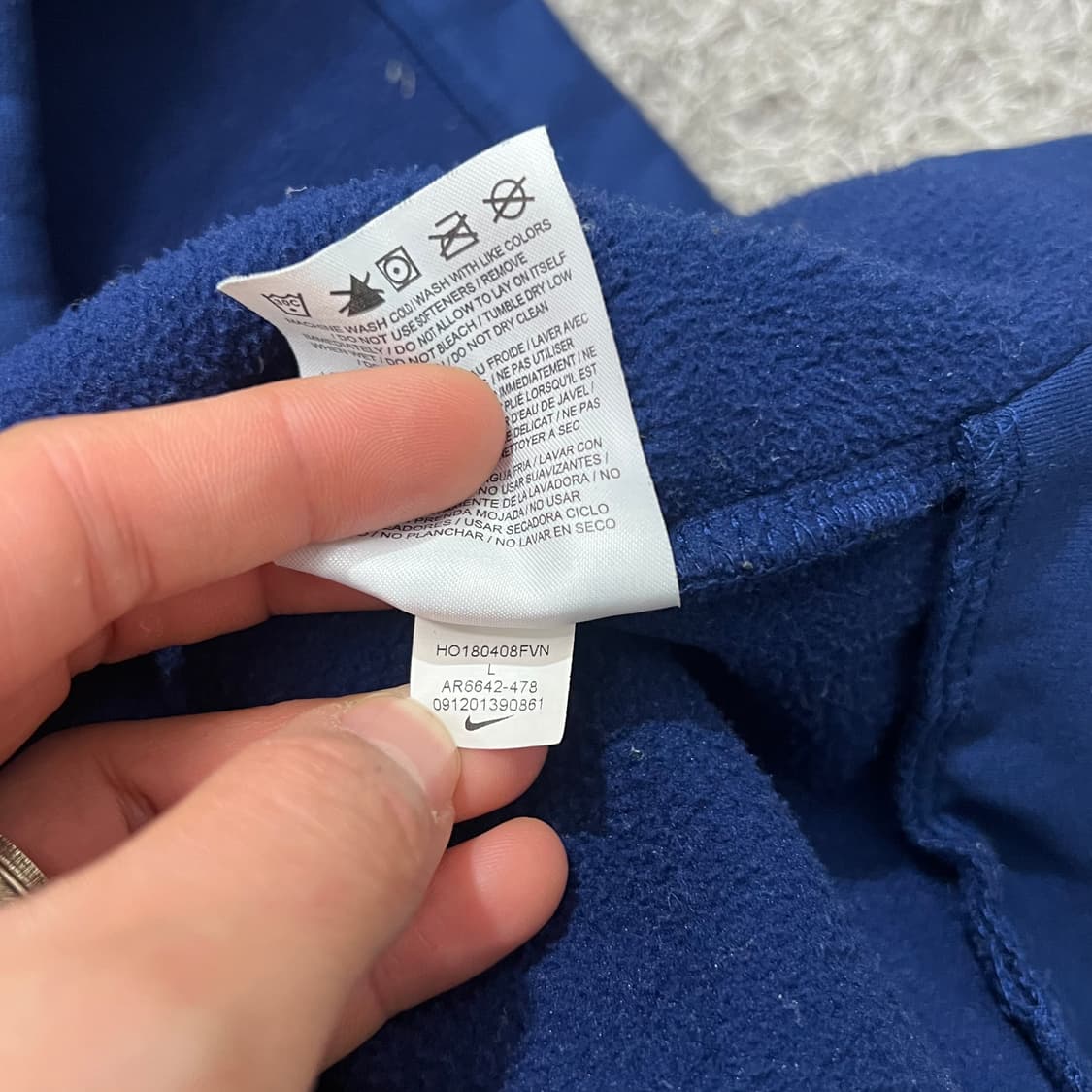 [100-105] 나이키 드라이핏반집업후드티 상품이미지4