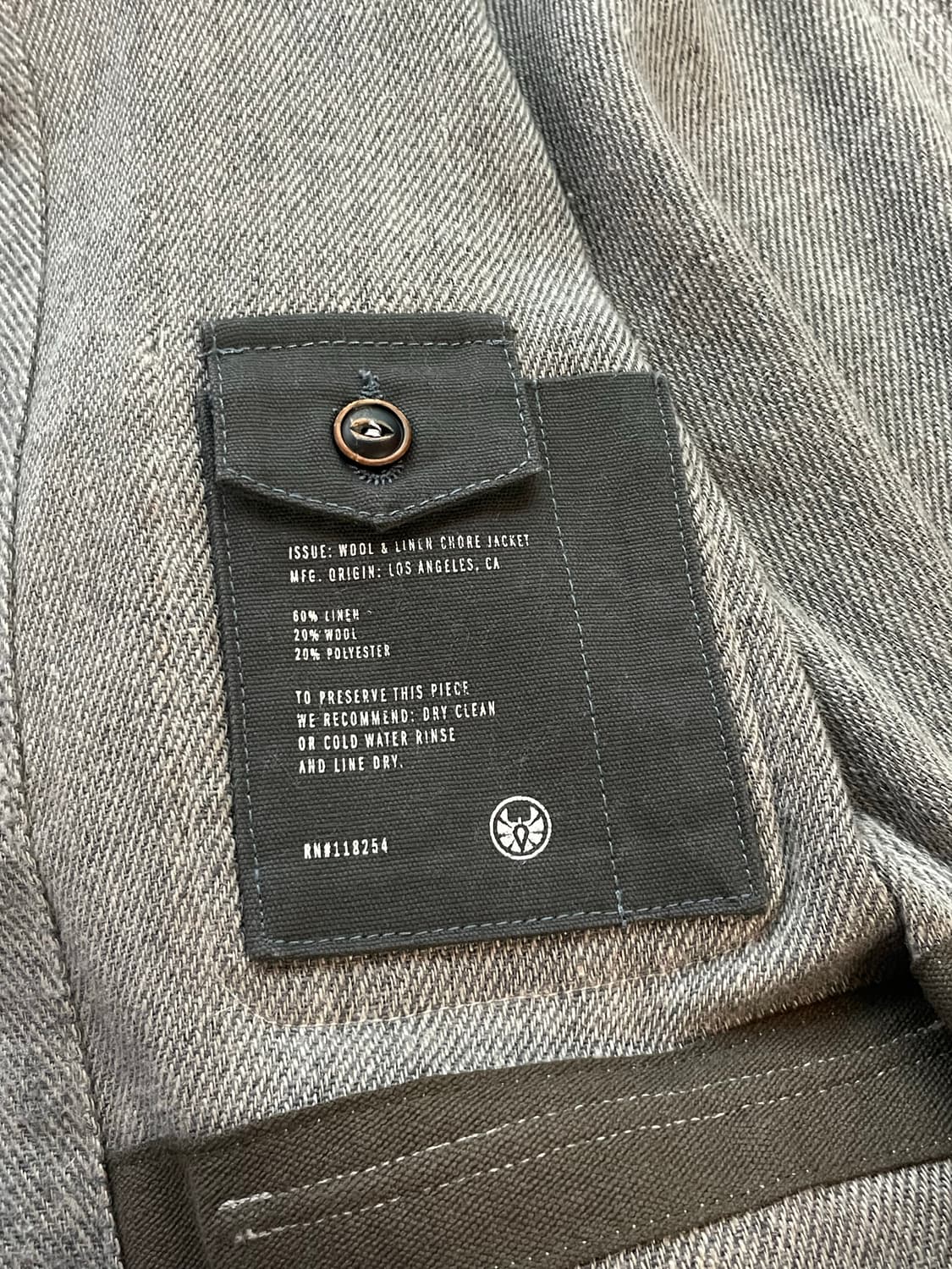 아폴리스 APOLIS 글로벌 시티즌 워크 자켓 린넨 울 초어 자켓 상품이미지8