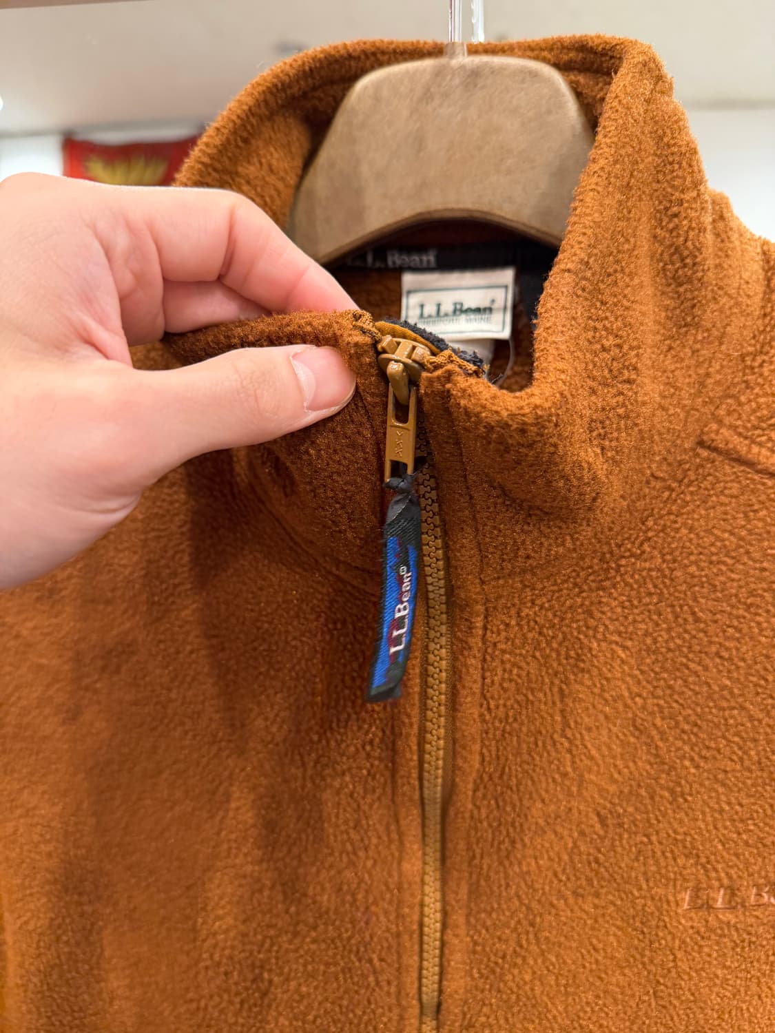 90s L.L.Bean 엘엘빈 아웃도어 플리스 베스트 상품이미지4