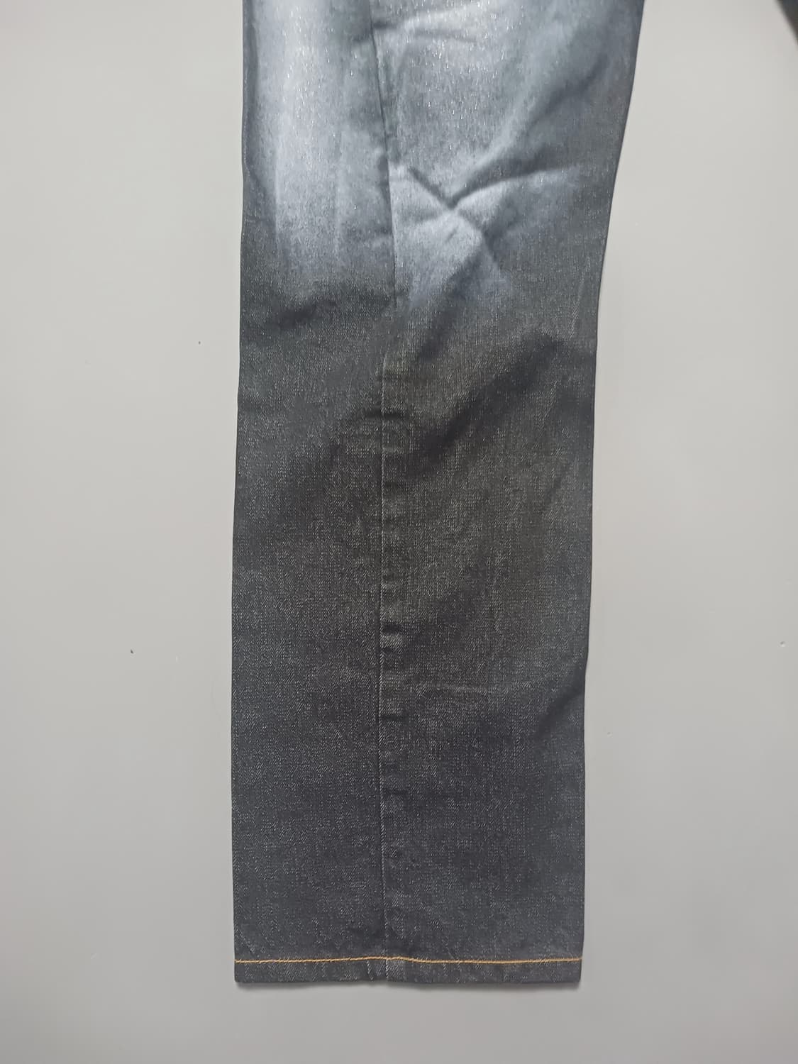 [30] 스포트리플레이 링클 와이드 블랙진 청바지 90s 올드스쿨 상품이미지3