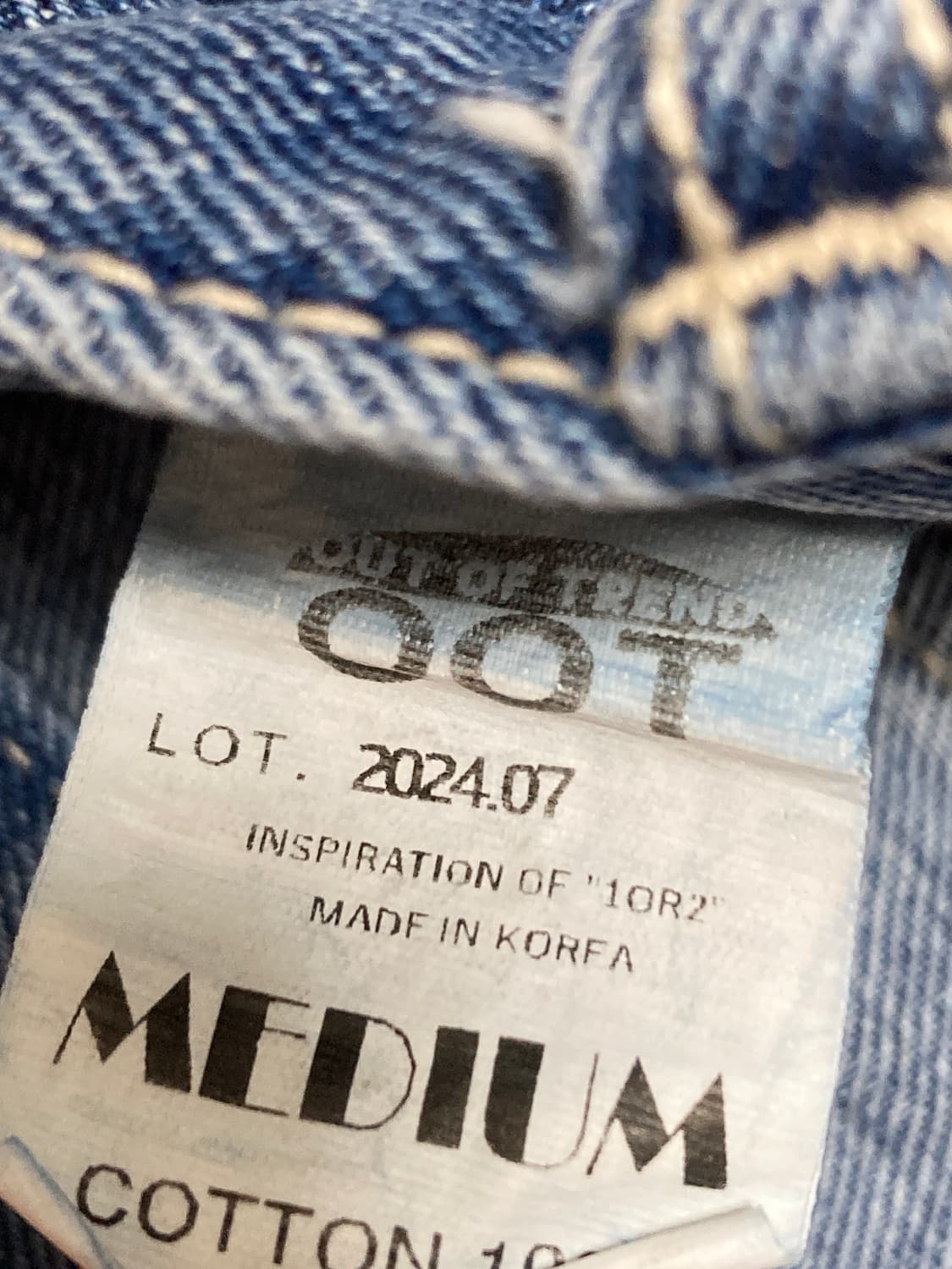 OOT 데님 버뮤다 팬츠 상품이미지3