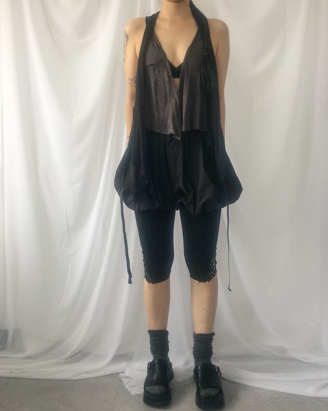 Drape vest 상품이미지6