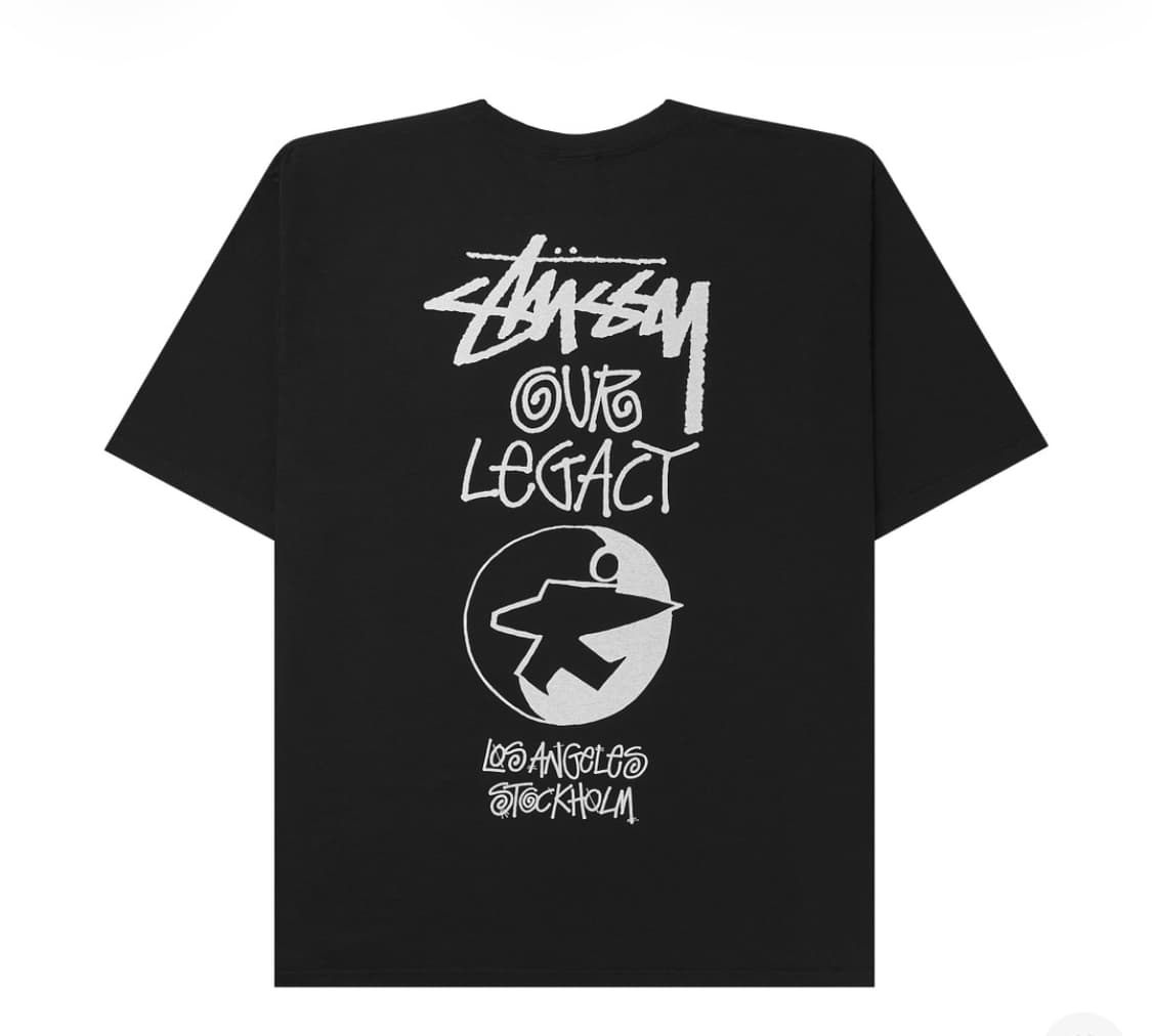 스투시 X 아워레가시 반팔 티셔츠 L 상품이미지1