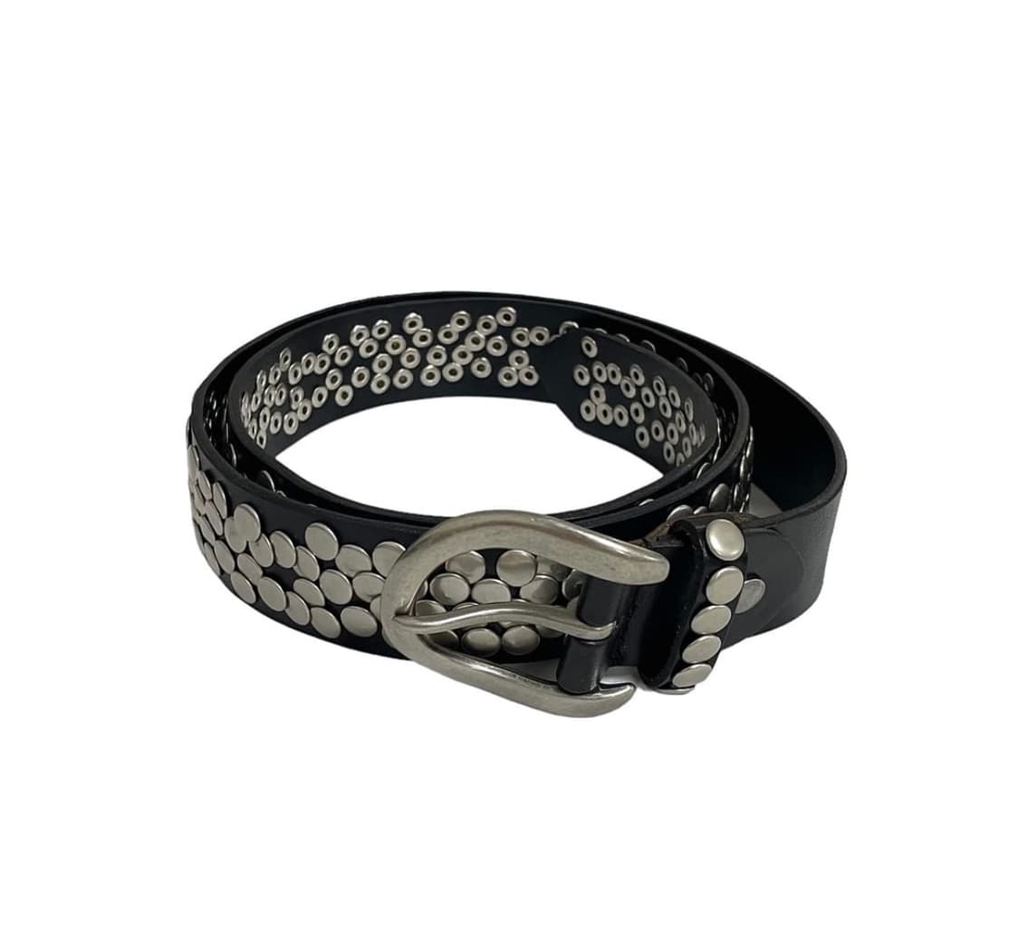vintage stud cowhide belt 상품이미지1