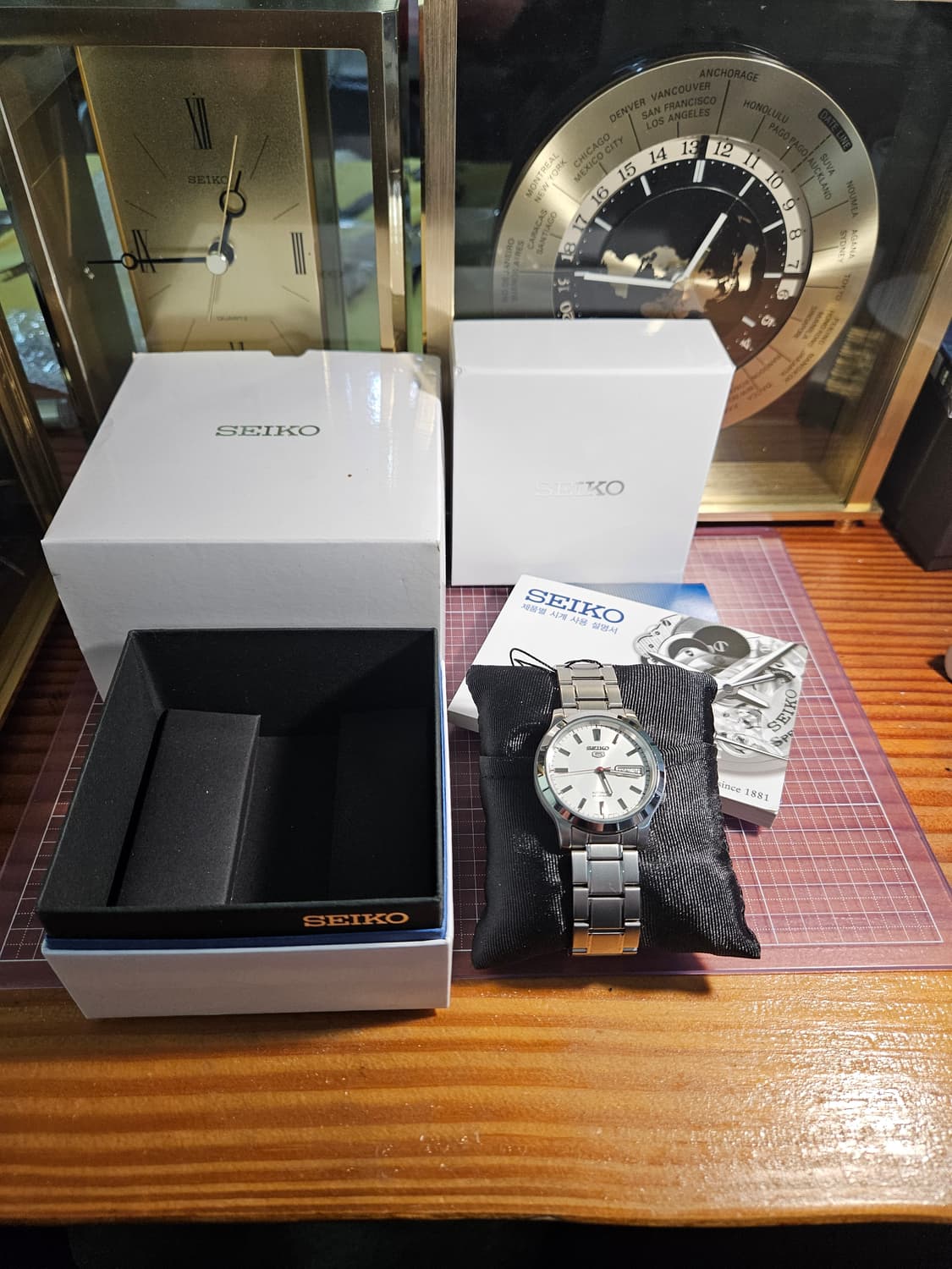 세이코5 미사용 새제품 흰판 오토메틱  상품이미지2
