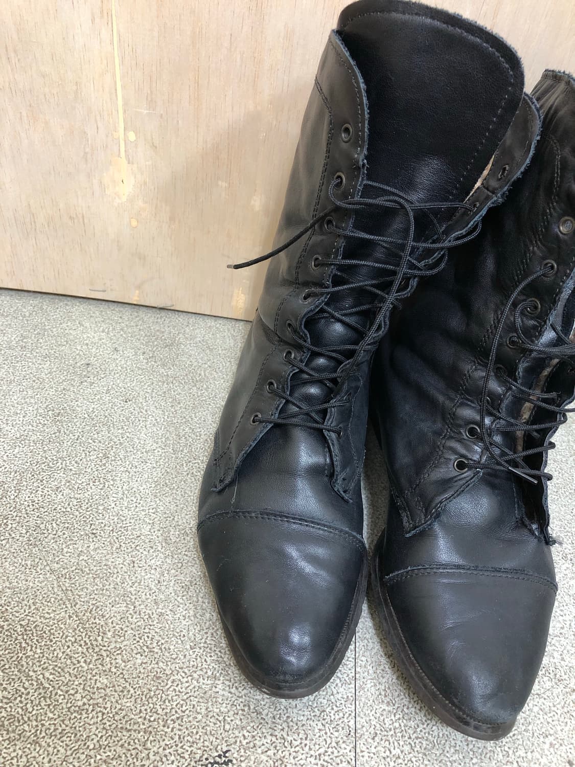 [직수입] 빈티지 90s 레더 부츠 상품이미지3