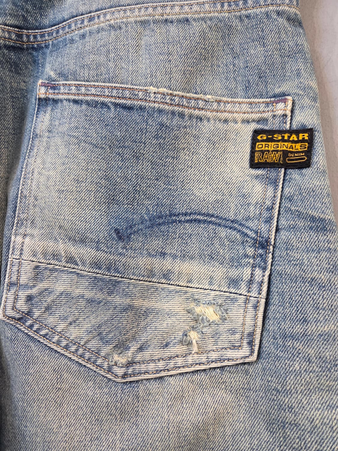 G-STAR 데님 워싱 청바지(W33/L32) 상품이미지5