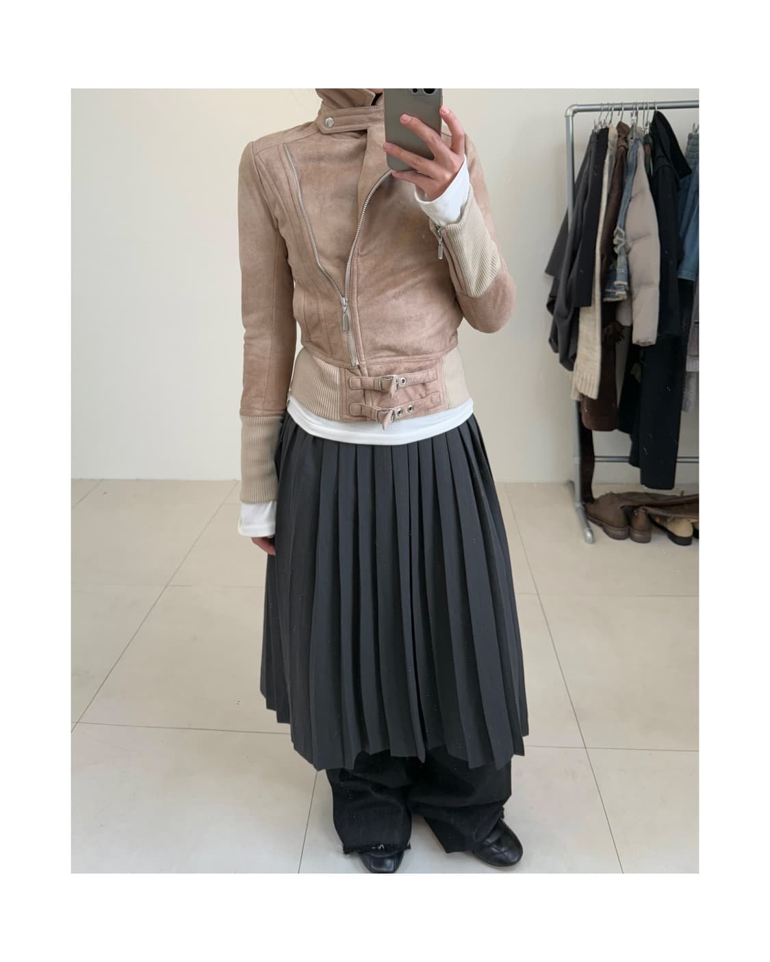 빈티지 스웨이드 자켓 상품이미지3