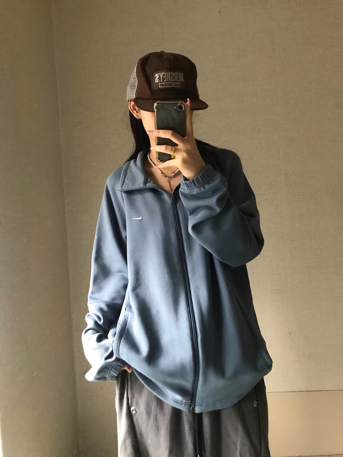 나이키 연하늘 코튼 집업 상품이미지4