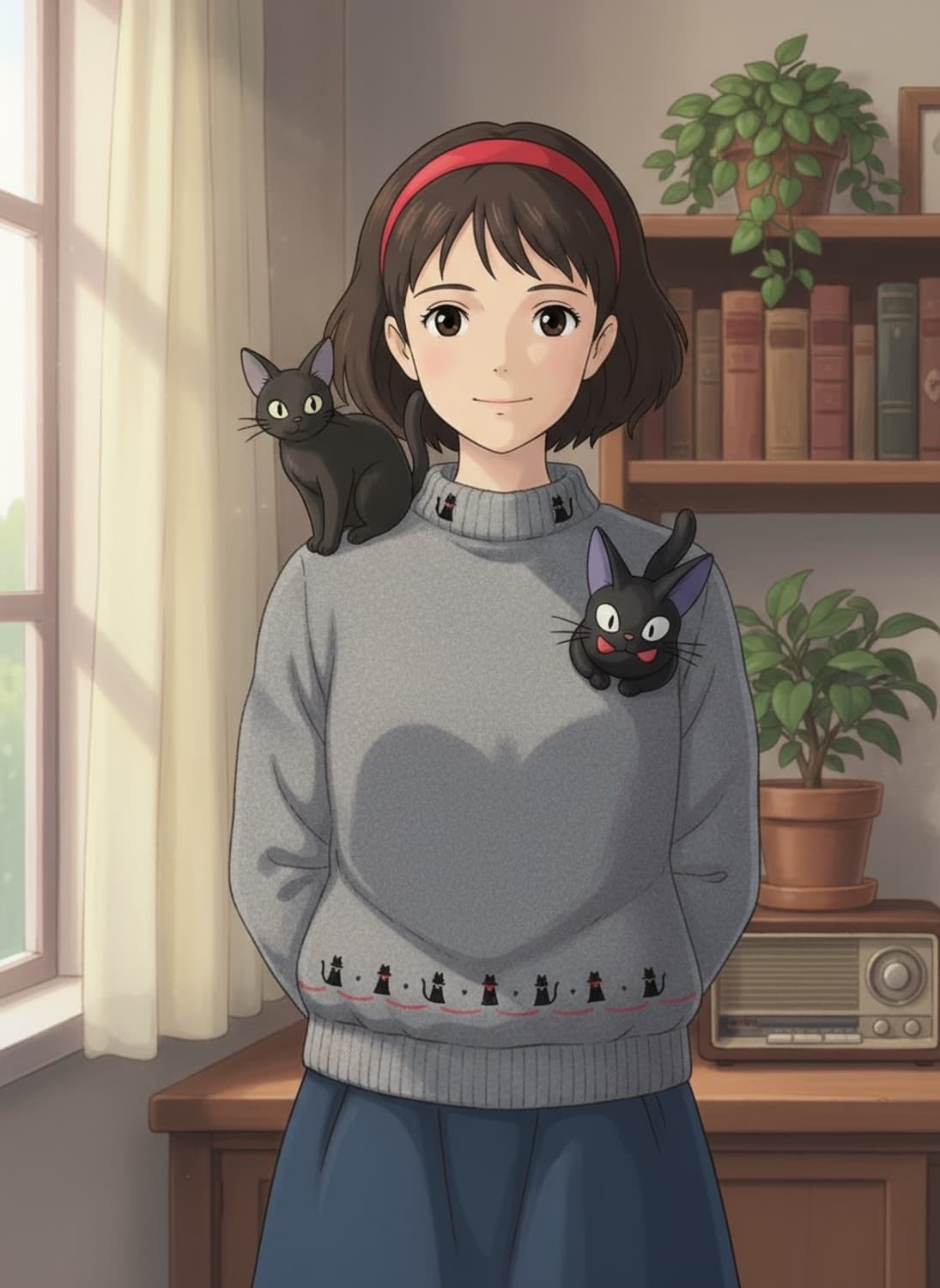 고양이 니트 상품이미지3