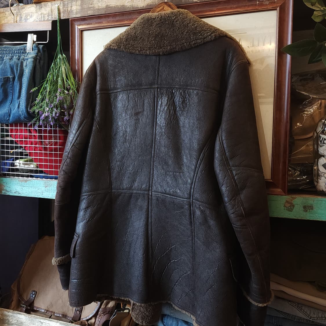 00년대 돌체앤가바나 나폴레옹 더블 브레스티드 쉐어링 레더자켓 48 상품이미지4