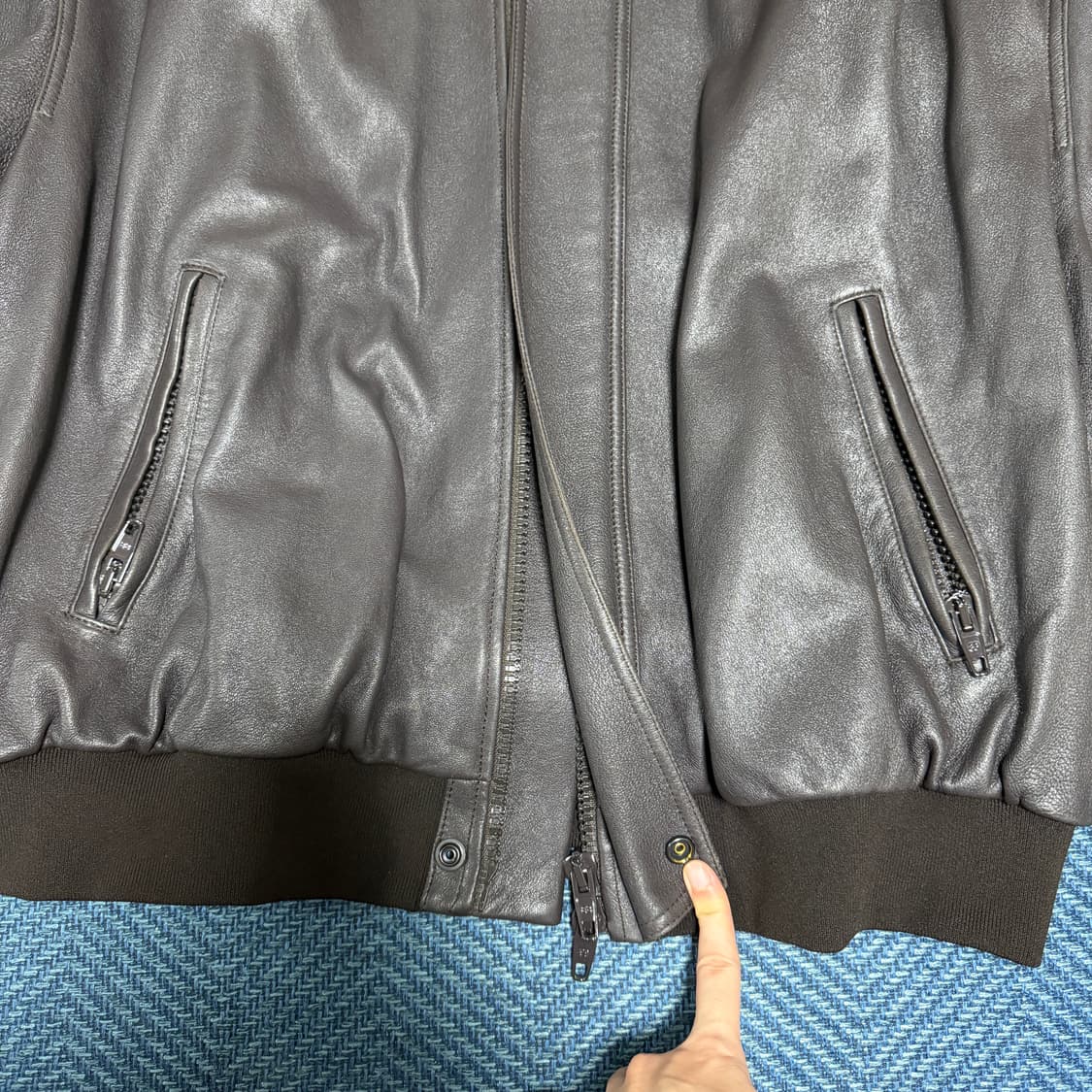 [46]발렌시아가 택시 후드 블루종 상품이미지4