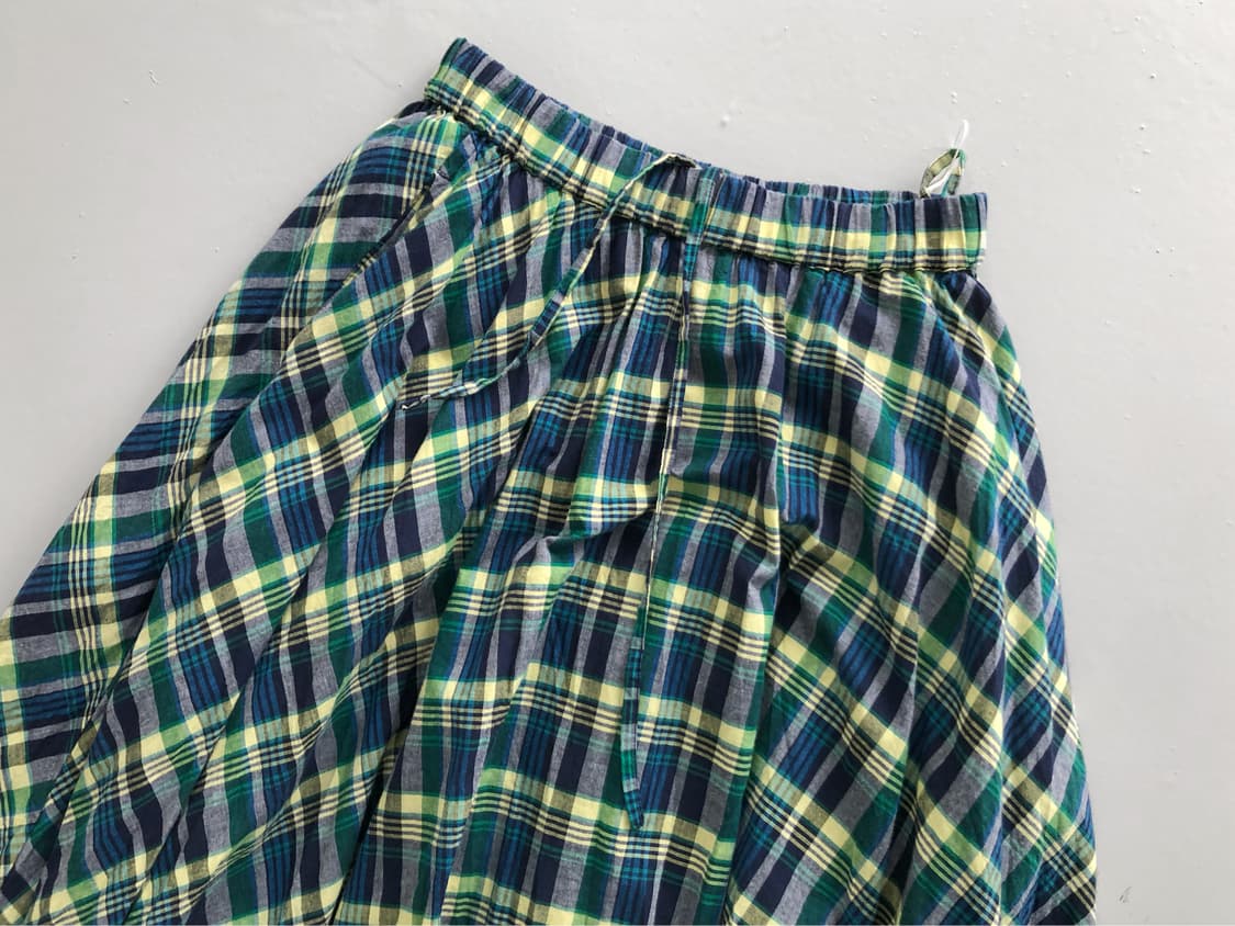 check balloon skirt  상품이미지3