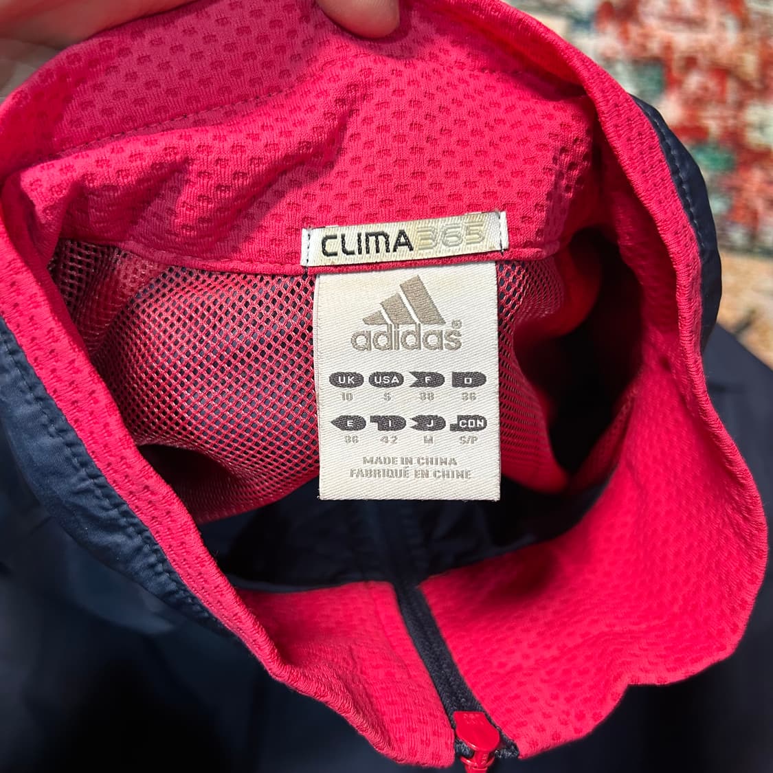 [M] 아디다스 글리터 핑크 삼선 바람막이 상품이미지6