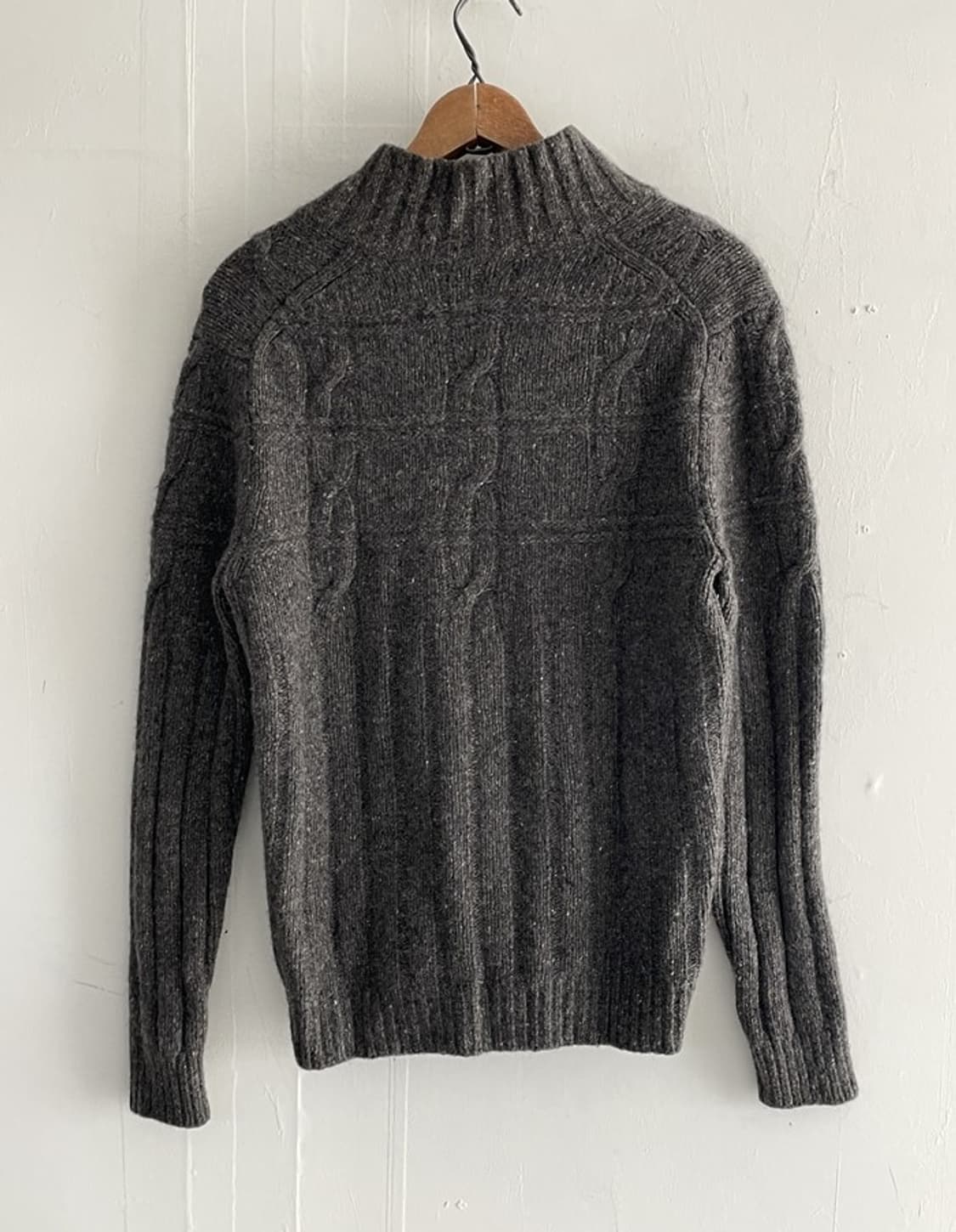 Massimo dutti grey knitted sweater (wool 90%) 상품이미지2