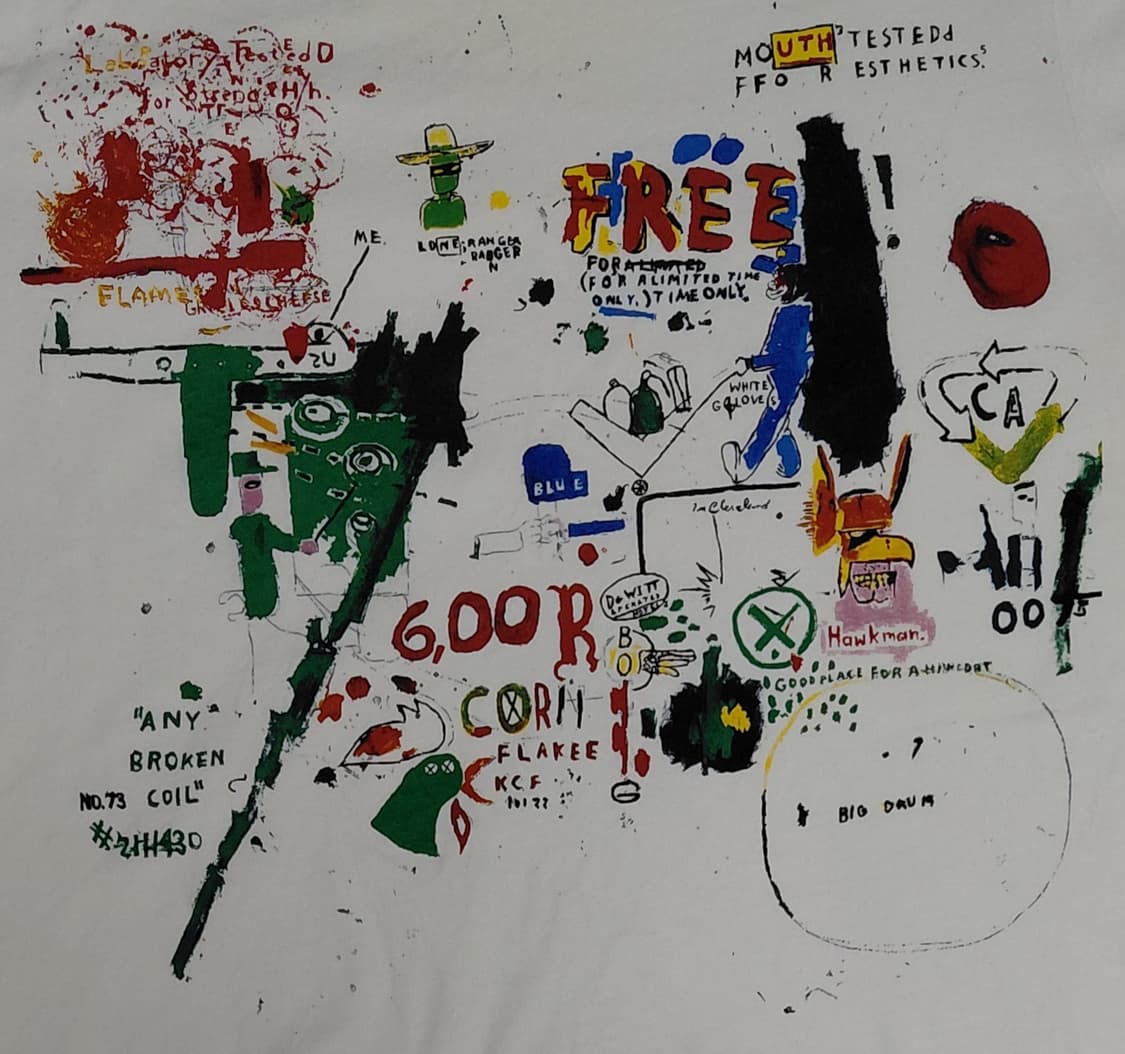 [L] 유니클로 UT 아카이브 x 장 미쉘 바스키아 링거 티셔츠 상품이미지10