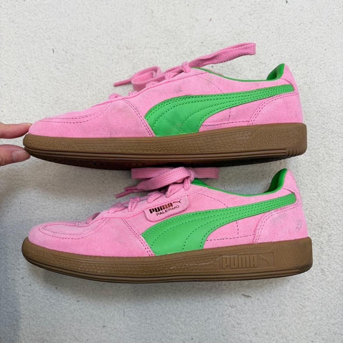 PUMA 팔레르모 스페셜 핑크 딜라이트 그린 245 상품이미지2