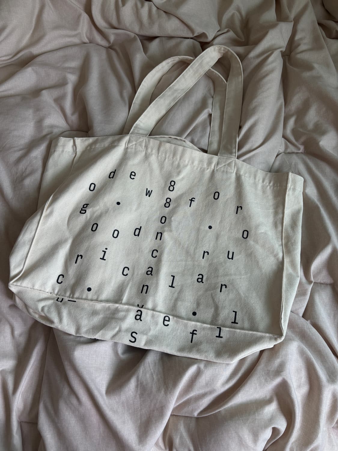 88 curate (on canvas) 오가닉 코튼백 상품이미지2