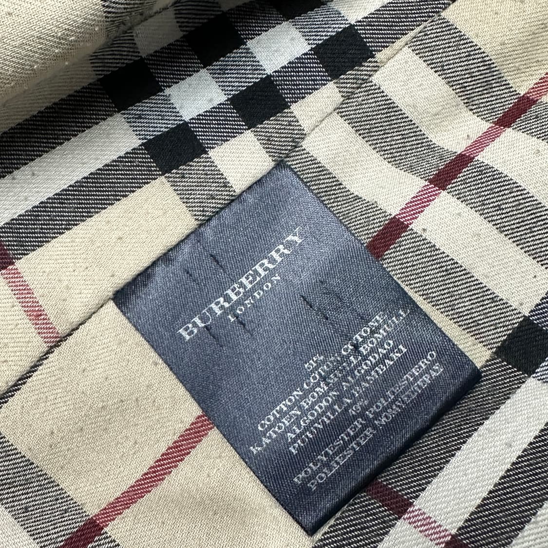 버버리 여성 블랙 트렌치코트  상품이미지5