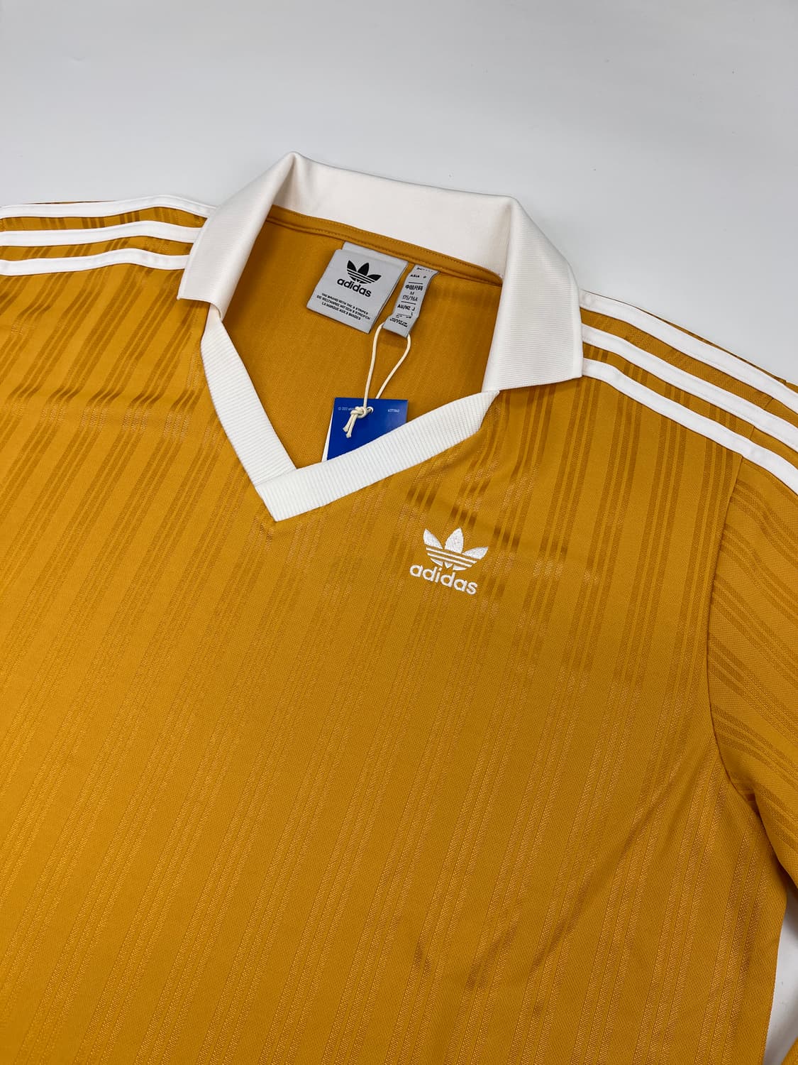 아디다스 아디컬러 피케 풋볼 롱슬리브 티셔츠 프리러브 옐로우 상품이미지4