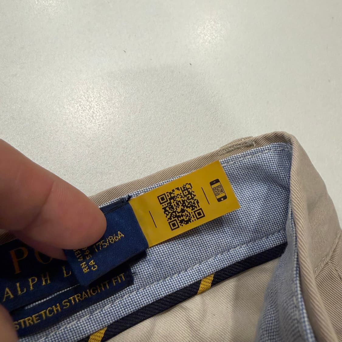 [33x32] 폴로 랄프로렌 치노 베이지 면바지 B249 상품이미지7