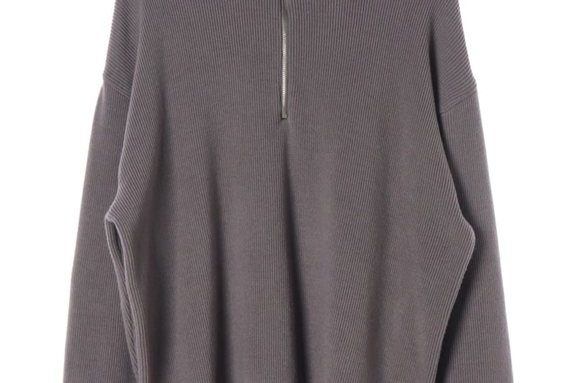 드로우핏 오버사이즈 하프 집업 카라 울 니트 XL 상품이미지4