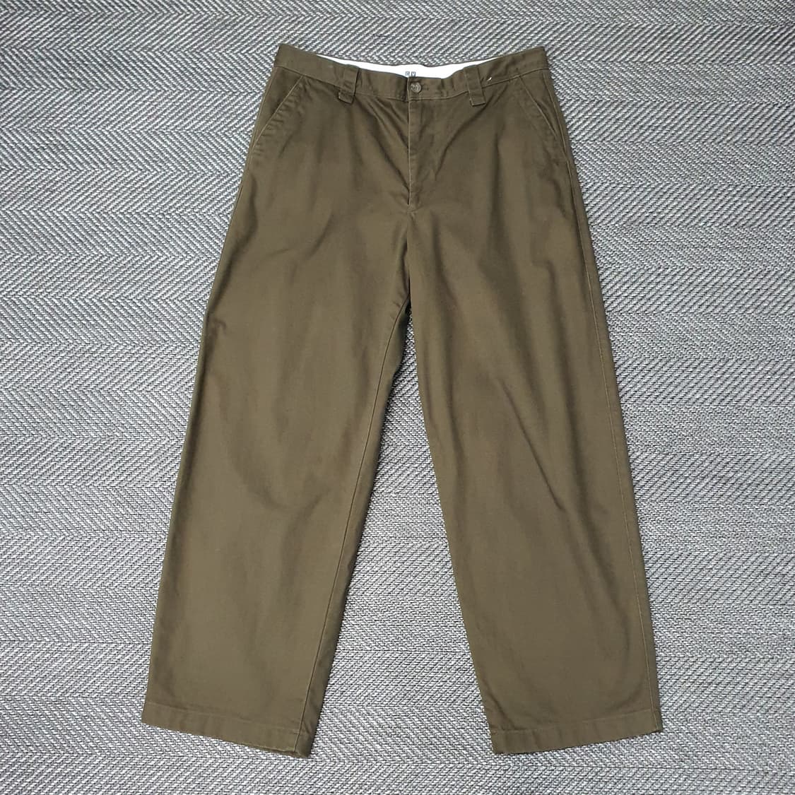 유니클로 와이드 면바지 남자36 상품이미지1